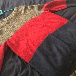 Tri-Color Old Navy sweater.